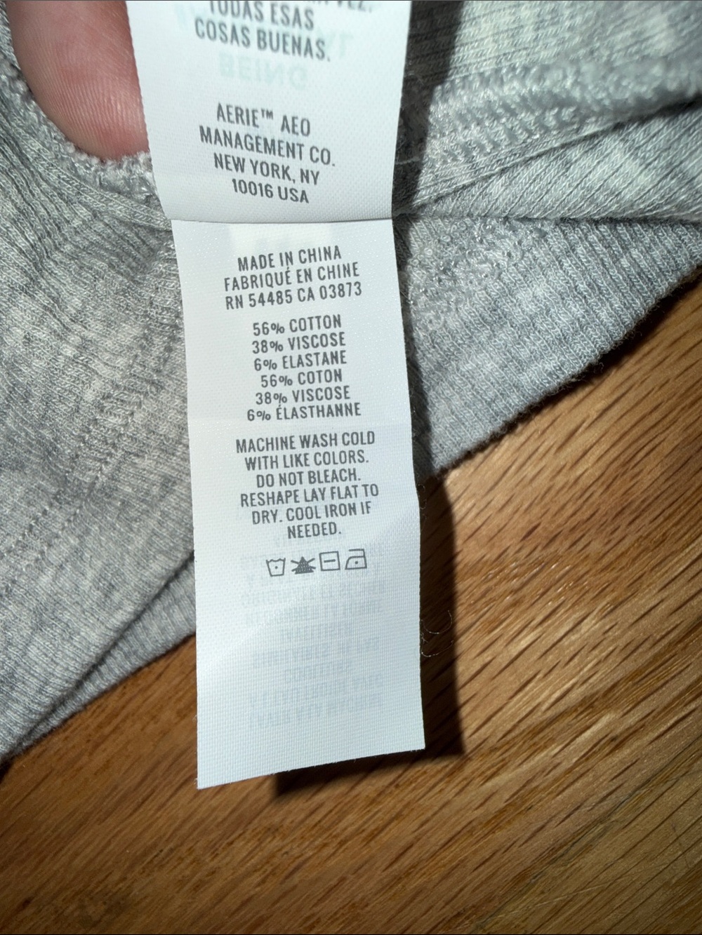 aerie Heather Gray Scoop Tank - Women's Medium - Picture 5 of 5
